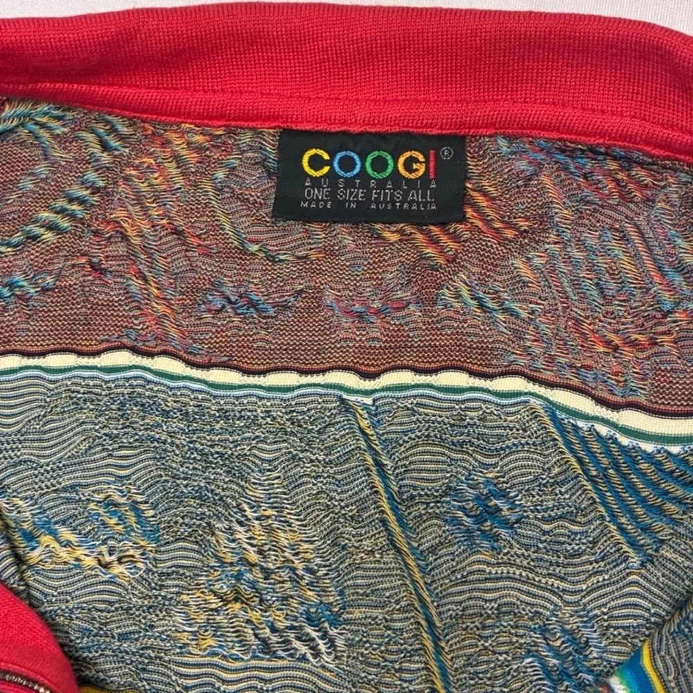 COOGI Men's Vibrant Abstract Button Down Shirt - Picture 4 of 11